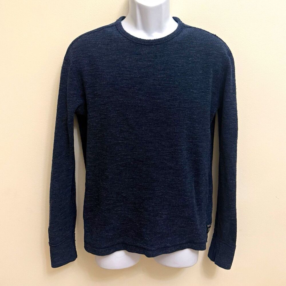 Polo Ralph Lauren Men's Size M Navy Blue Waffle Knit Thermal Shirt